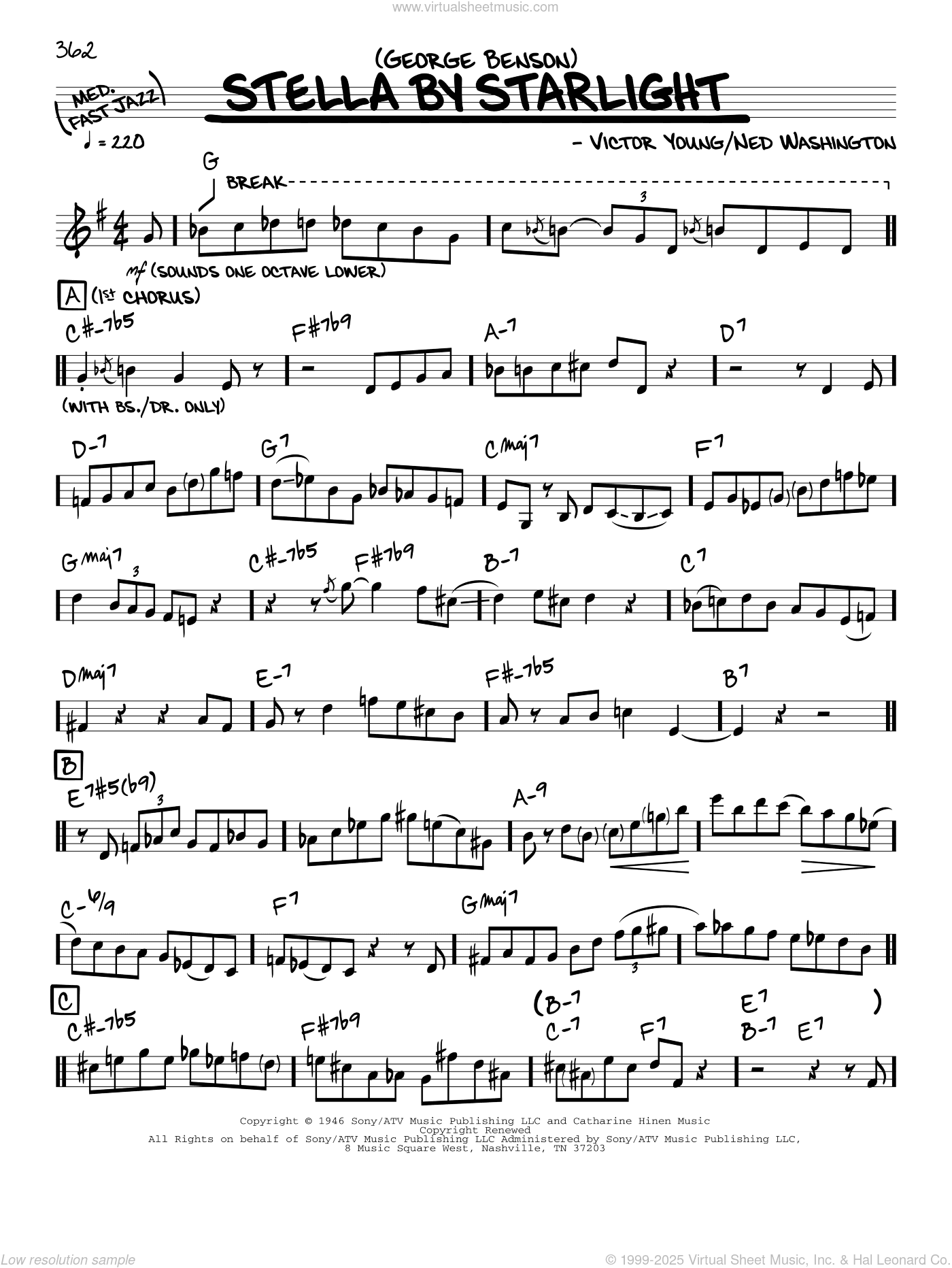 Stella By Starlight (solo only)
