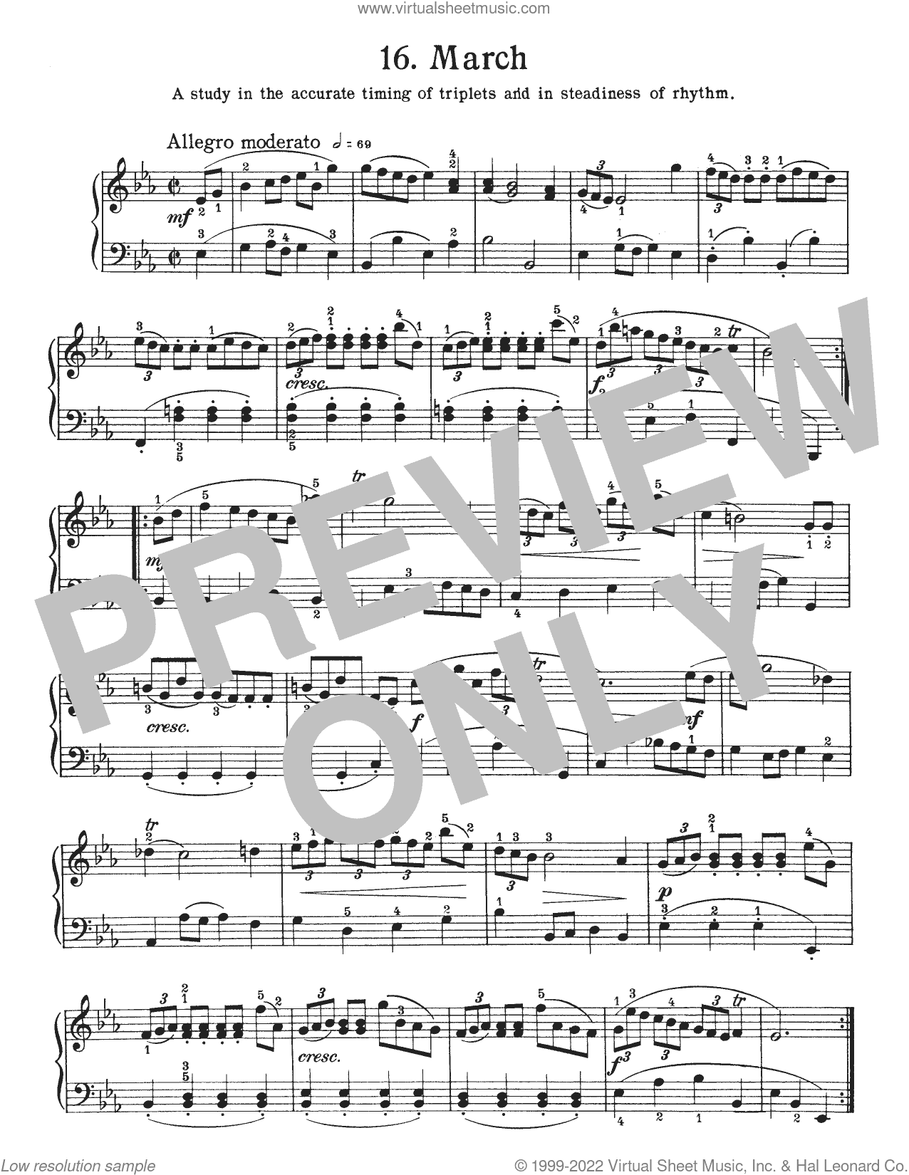 March In E-Flat Major, BWV App 127