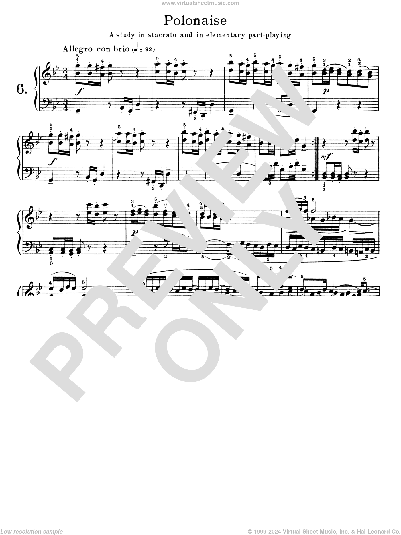 Polonaise In G Minor, BWV App 123