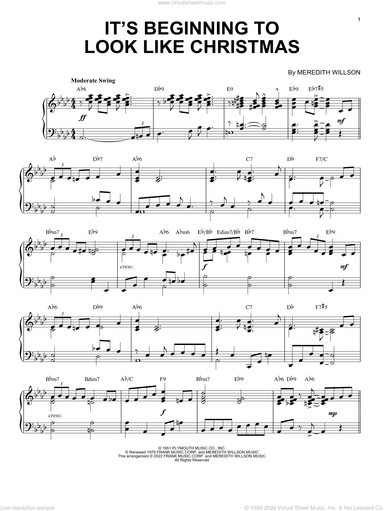 It's Beginning To Look Like Christmas [Jazz version] (arr. Brent Edstrom)