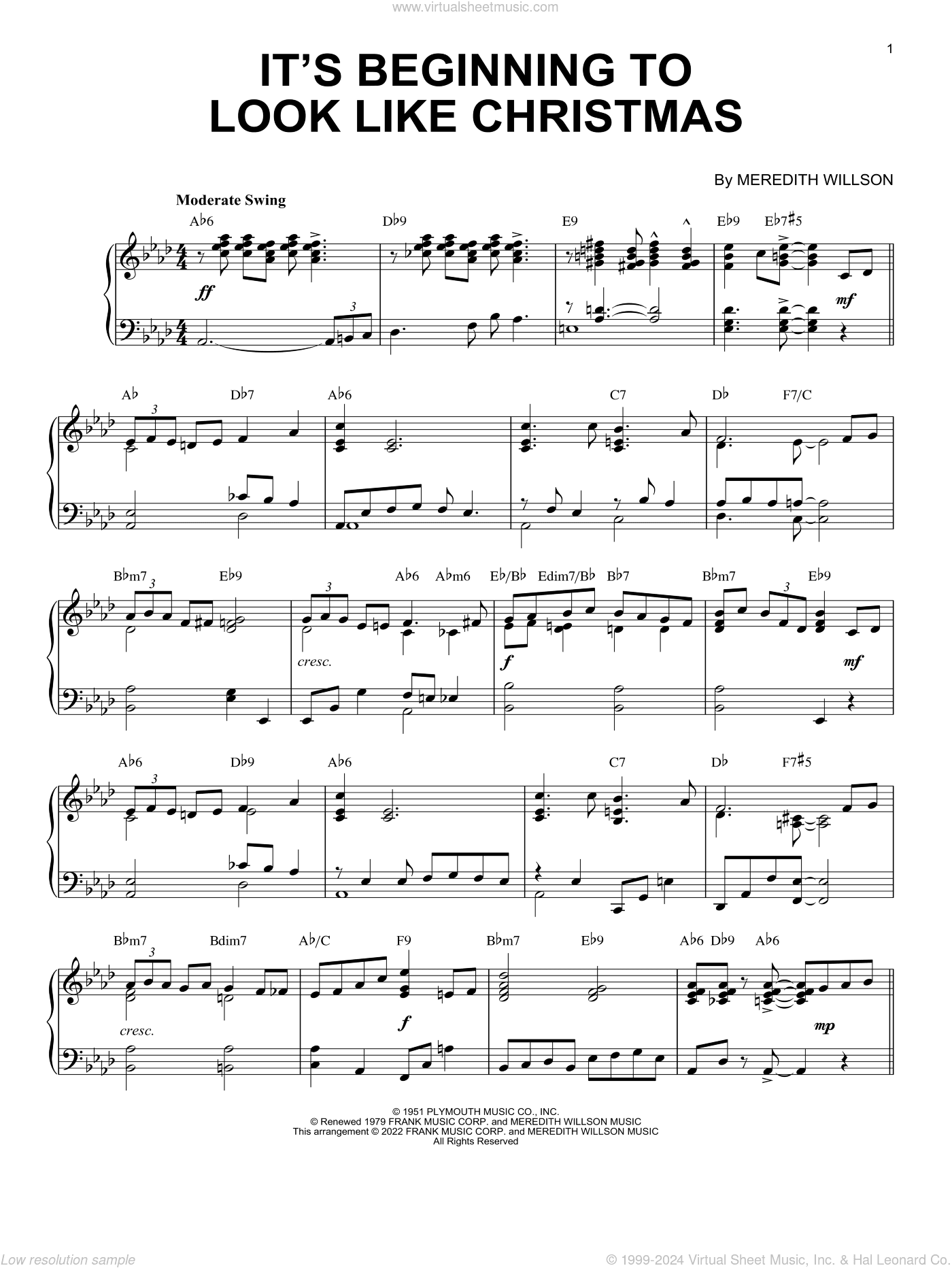 It's Beginning To Look Like Christmas [Jazz version] (arr. Brent Edstrom)