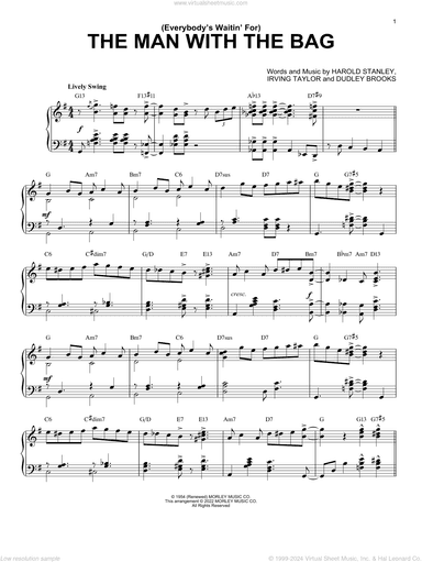 (Everybody's Waitin' For) The Man With The Bag [Jazz version] (arr. Brent Edstrom)