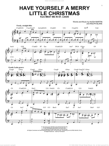 Have Yourself A Merry Little Christmas [Jazz version] (arr. Brent Edstrom)