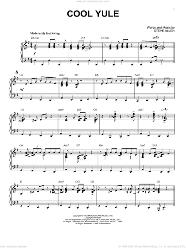 Cool Yule [Jazz version] (arr. Brent Edstrom)