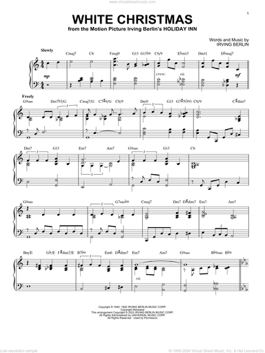 White Christmas [Jazz version] (arr. Brent Edstrom)