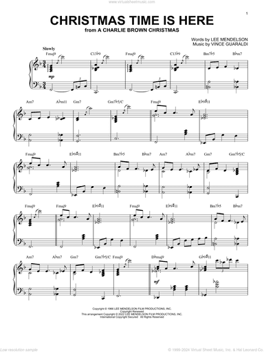 Christmas Time Is Here [Jazz version] (arr. Brent Edstrom)