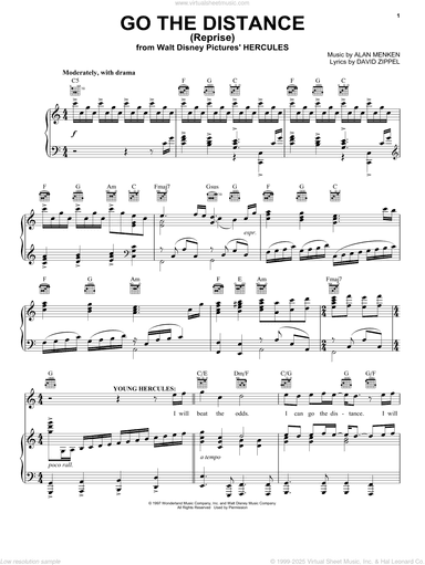 Go The Distance (Reprise) (from Hercules)