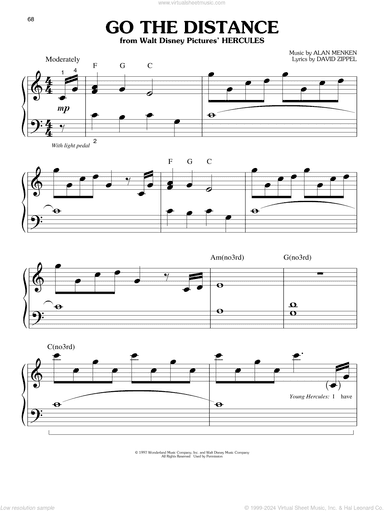 Go The Distance (from Hercules)