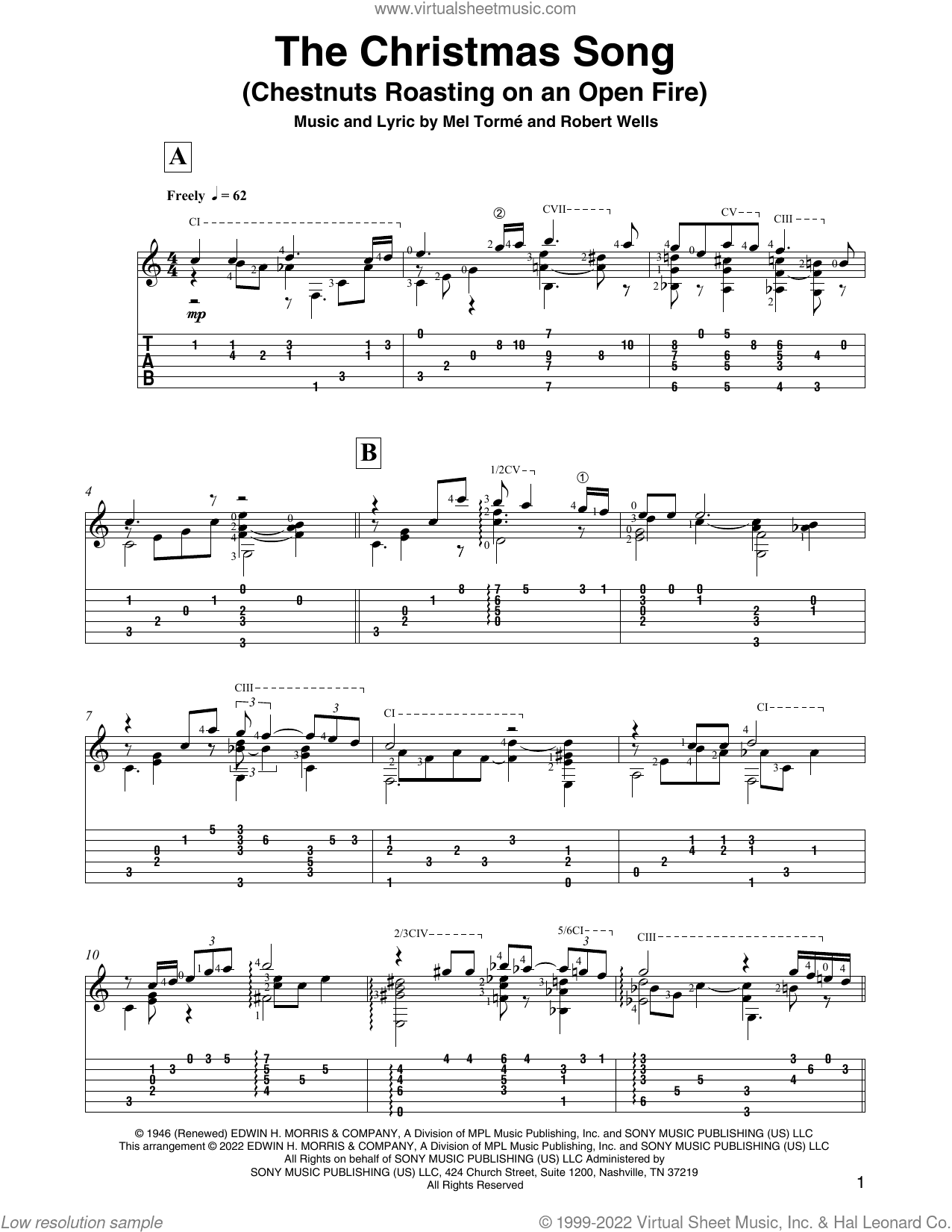 The Christmas Song (Chestnuts Roasting On An Open Fire) (arr. David Jaggs)