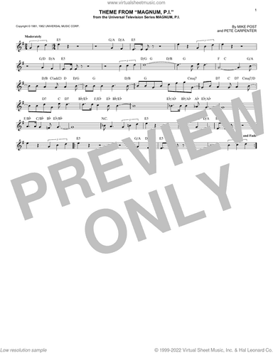 Theme From "Magnum, P.I."