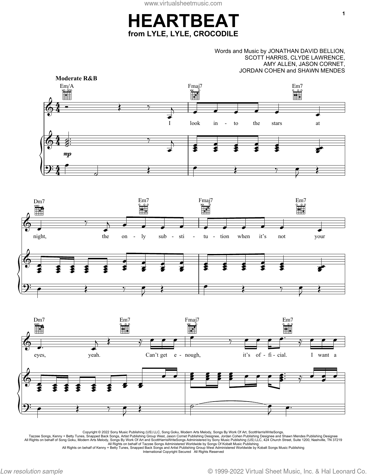 Heartbeat (from Lyle, Lyle, Crocodile)
