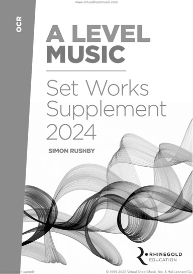 OCR A Level Set Works Supplement 2024