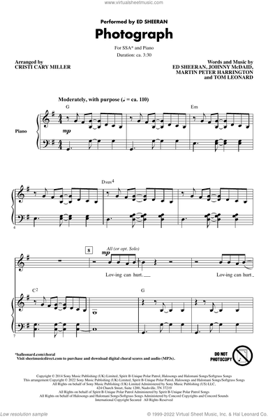 Photograph (arr. Cristi Cary Miller)