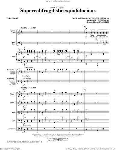 Supercalifragilisticexpialidocious (from Mary Poppins) (arr. John Leavitt)
