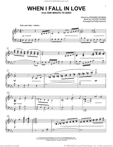 When I Fall In Love (arr. Phillip Keveren)