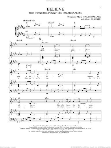 Believe (from The Polar Express)