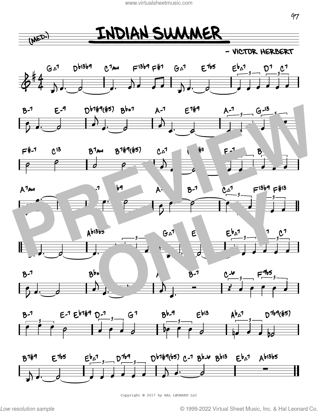 Indian Summer (arr. David Hazeltine)