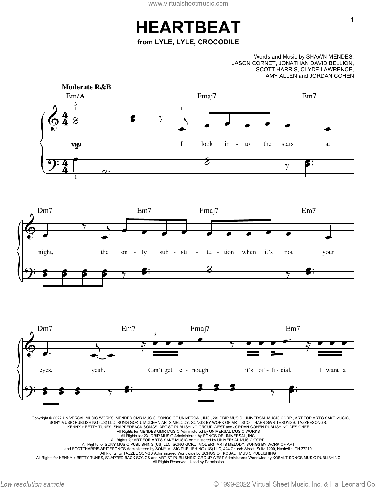 Heartbeat (from Lyle, Lyle, Crocodile)
