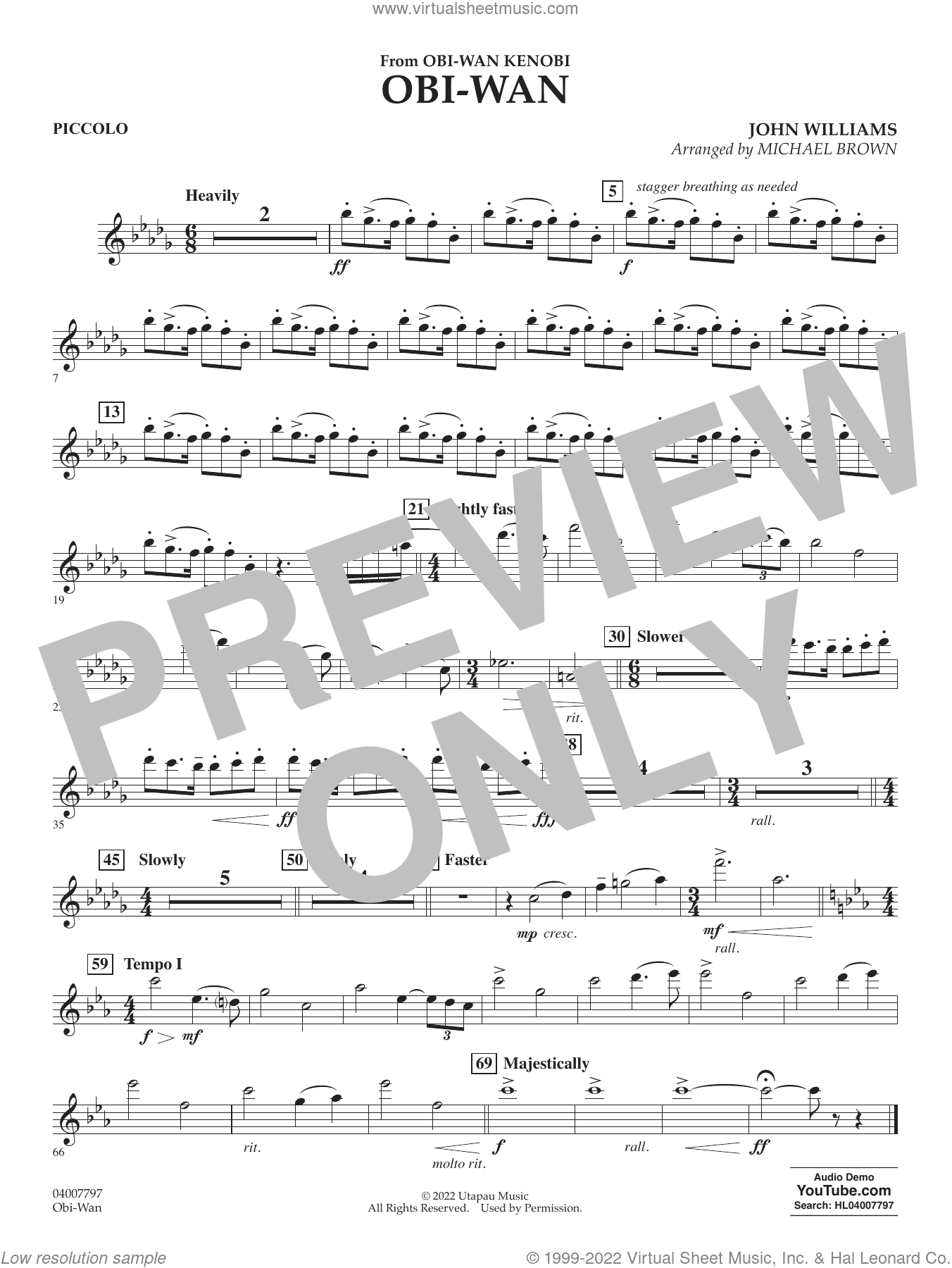 Obi-Wan (arr. Michael Brown)