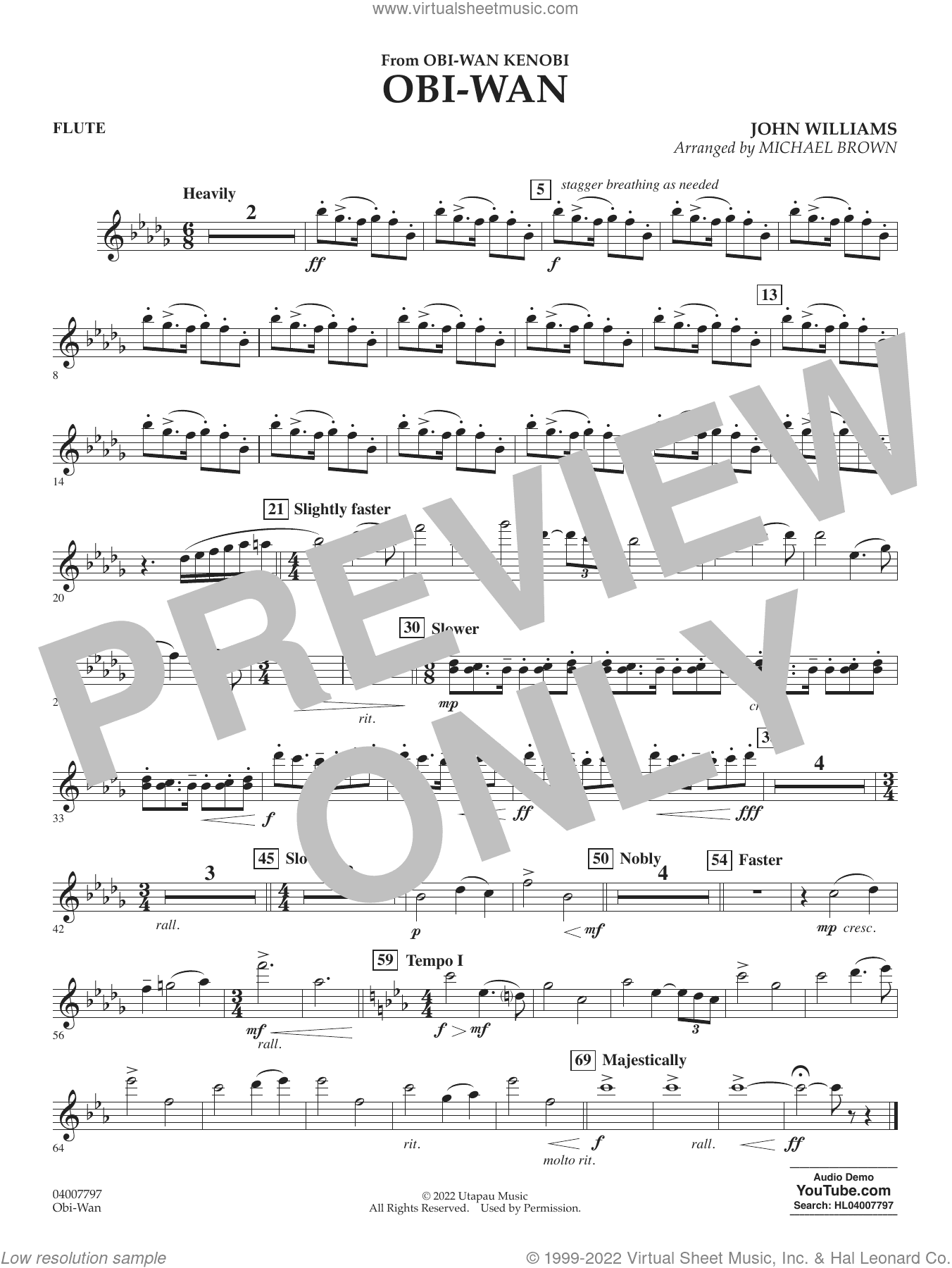 Obi-Wan (arr. Michael Brown)