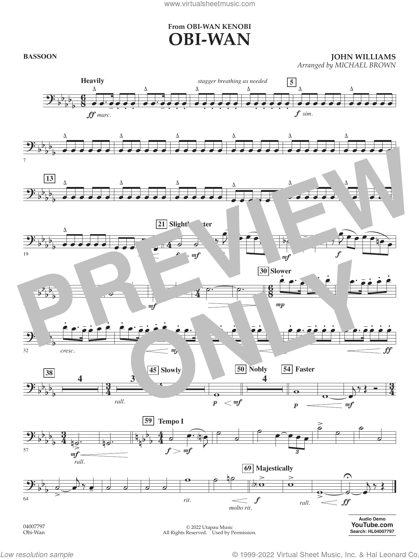 Obi-Wan (arr. Michael Brown)