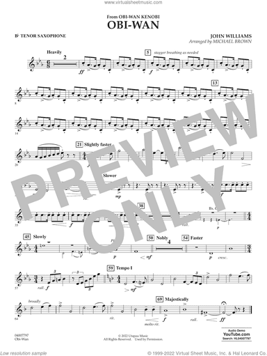 Obi-Wan (arr. Michael Brown)