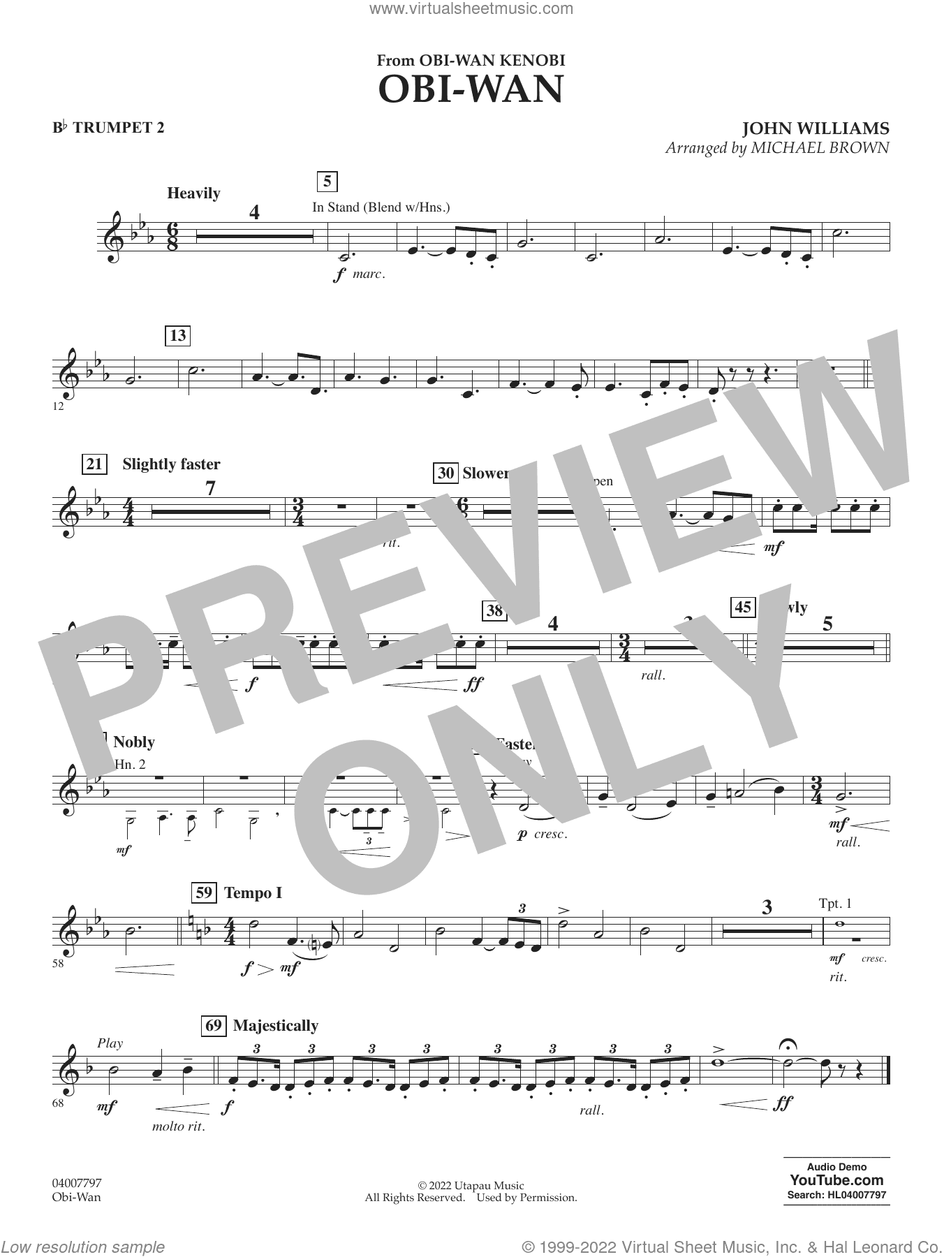 Obi-Wan (arr. Michael Brown)