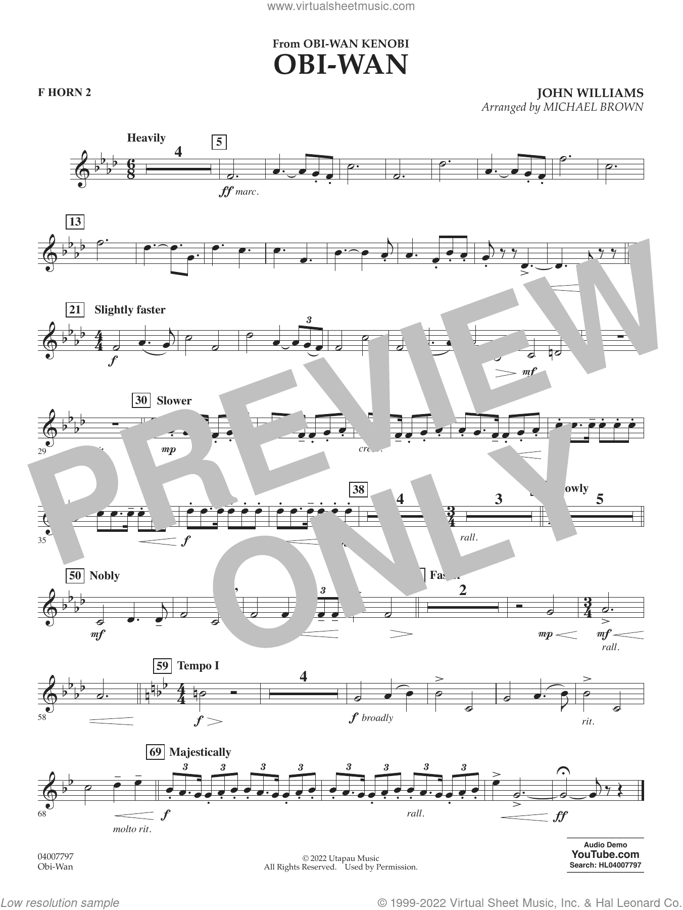 Obi-Wan (arr. Michael Brown)