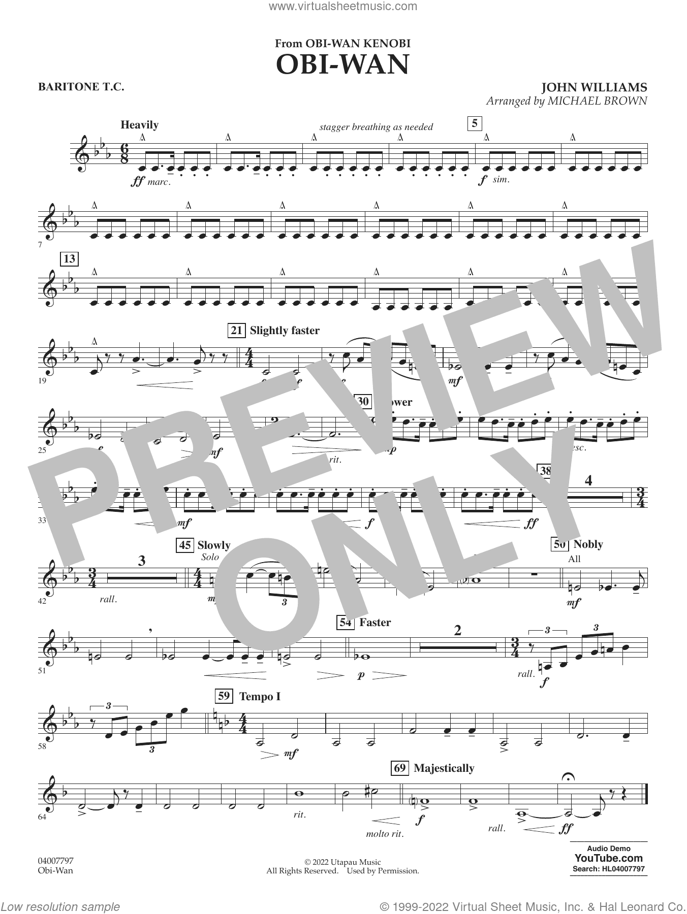 Obi-Wan (arr. Michael Brown)