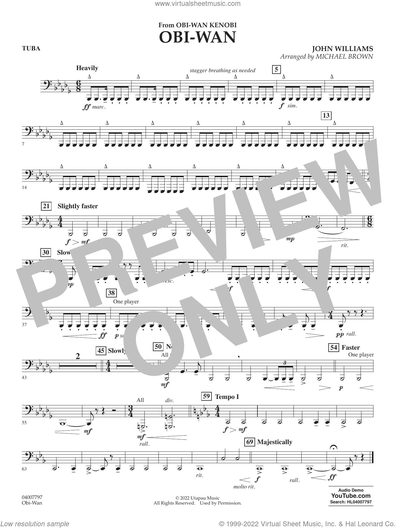 Obi-Wan (arr. Michael Brown)