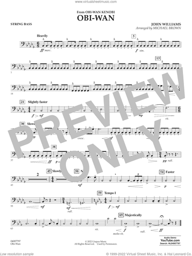 Obi-Wan (arr. Michael Brown)