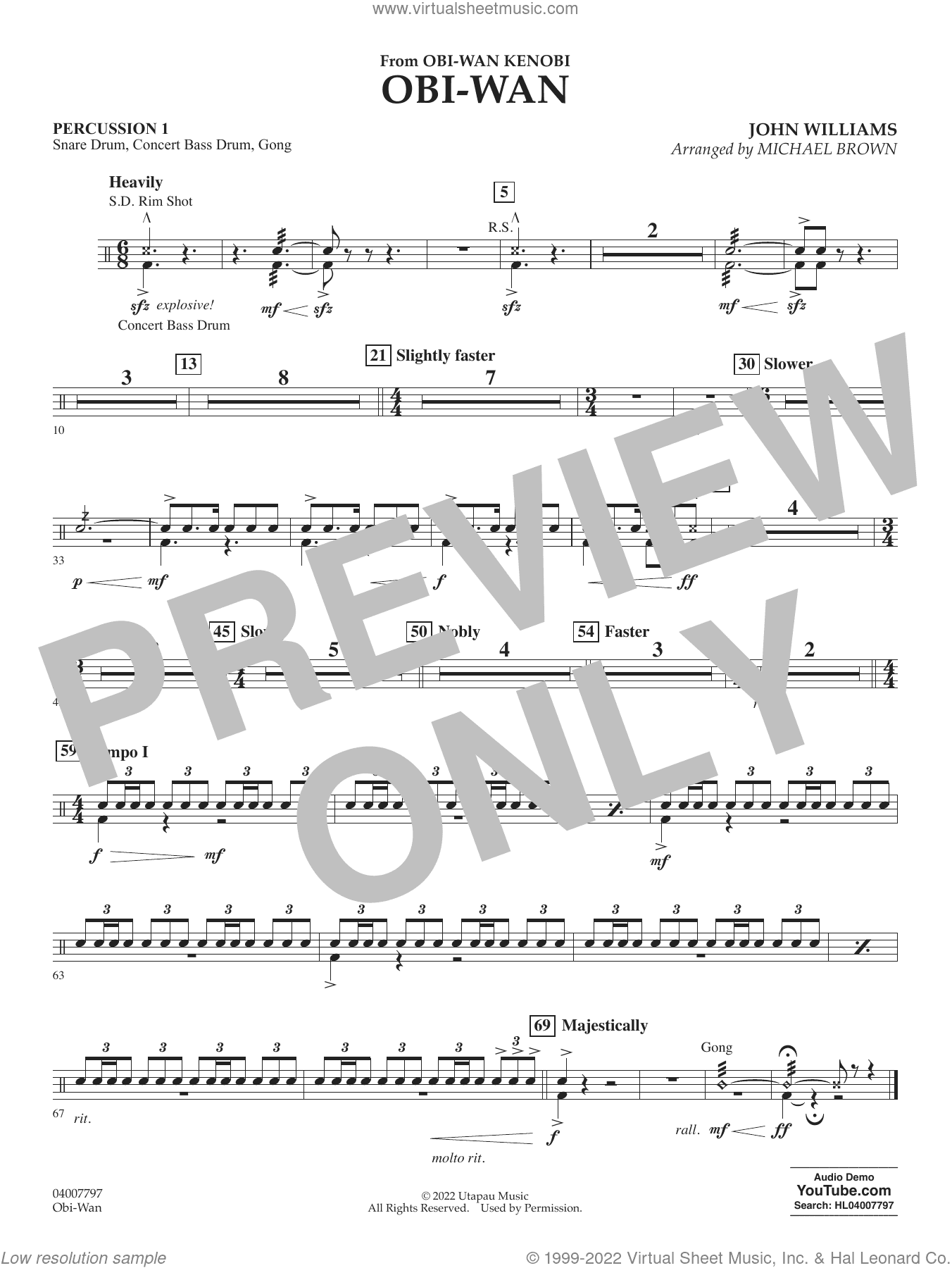 Obi-Wan (arr. Michael Brown)