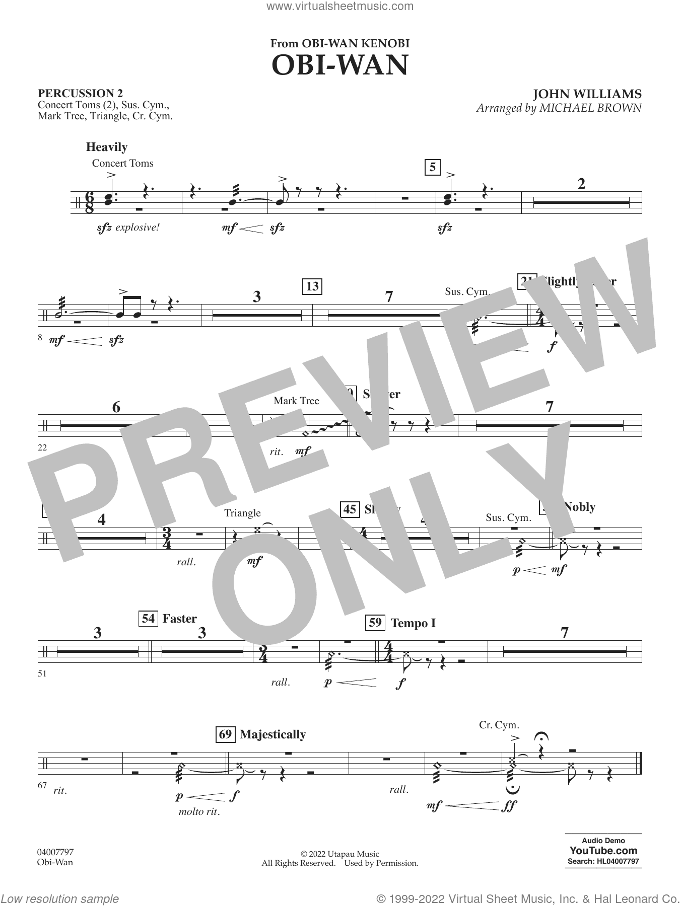 Obi-Wan (arr. Michael Brown)
