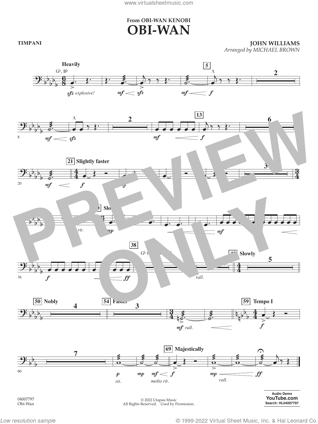 Obi-Wan (arr. Michael Brown)