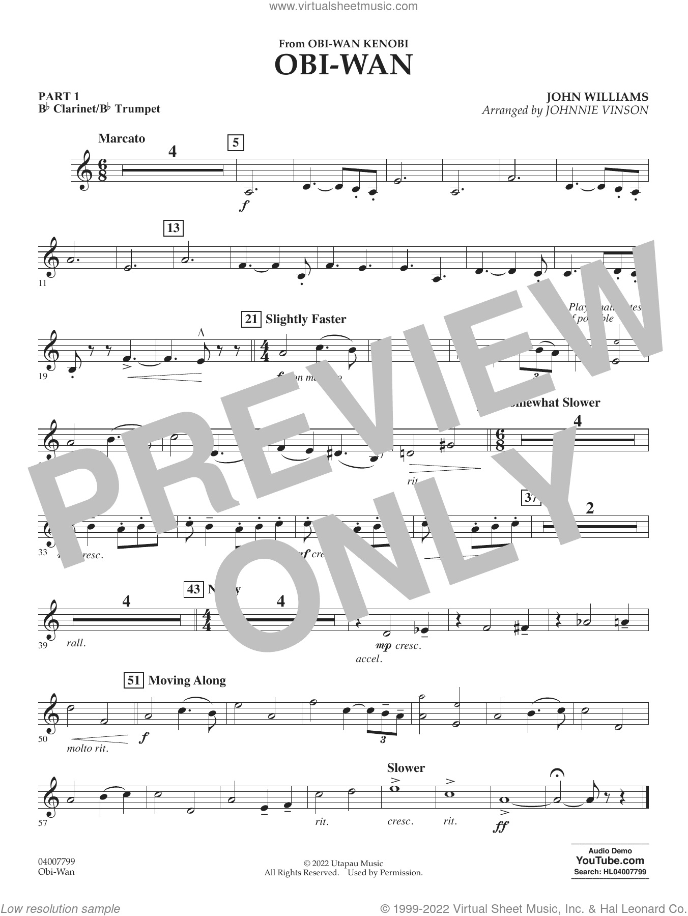 Obi-Wan (arr. Johnnie Vinson)