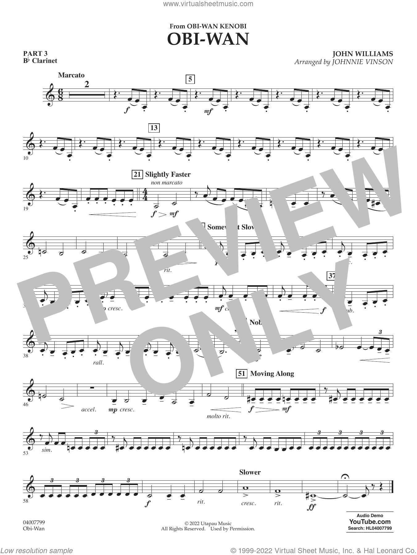 Obi-Wan (arr. Johnnie Vinson)