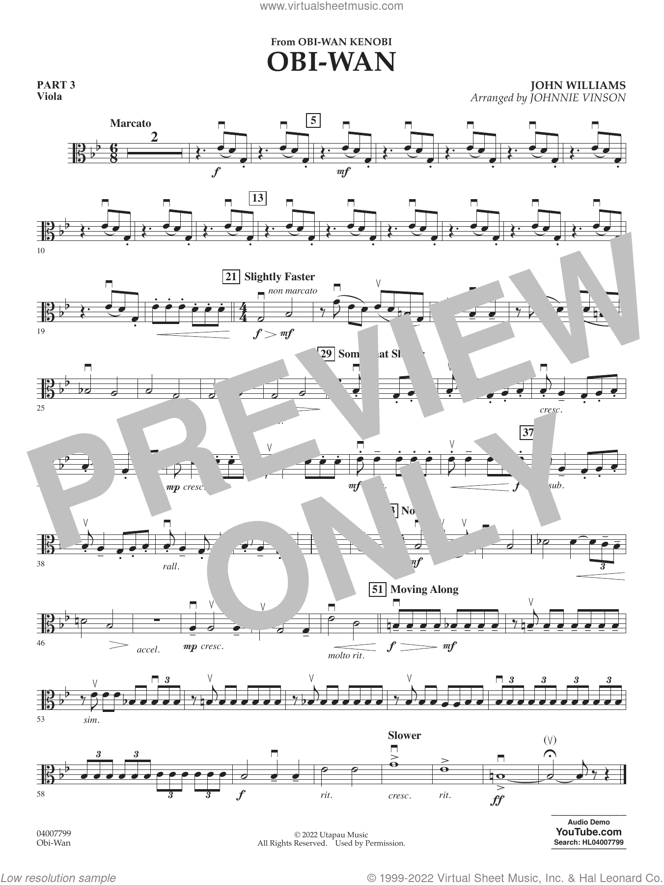 Obi-Wan (arr. Johnnie Vinson)