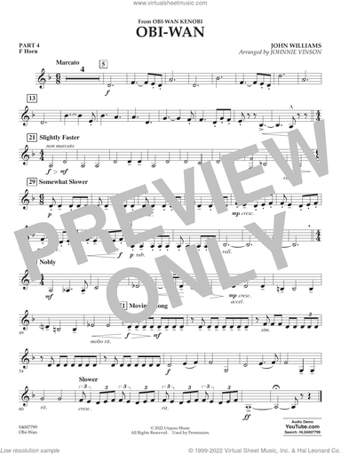 Obi-Wan (arr. Johnnie Vinson)