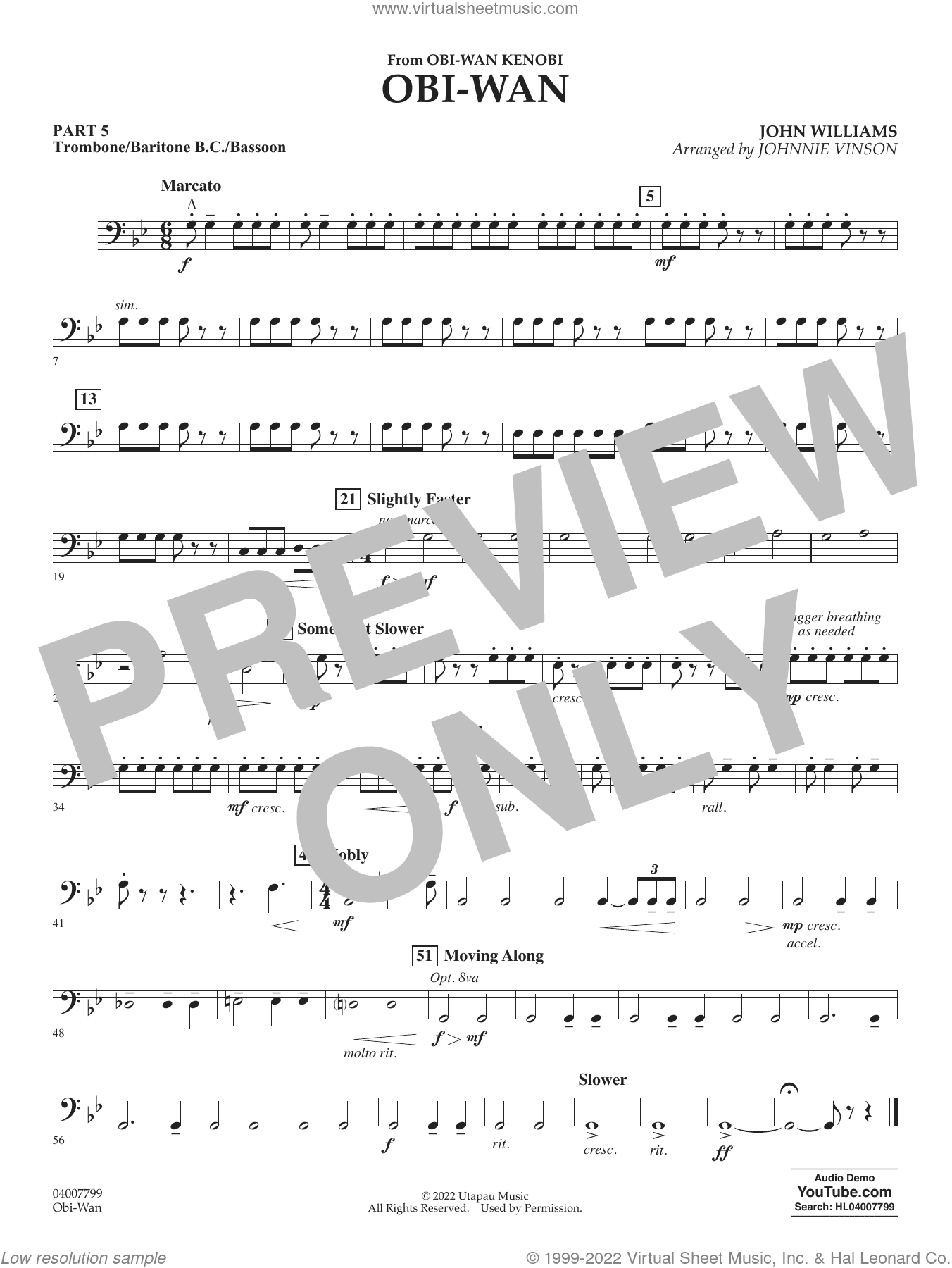 Obi-Wan (arr. Johnnie Vinson)