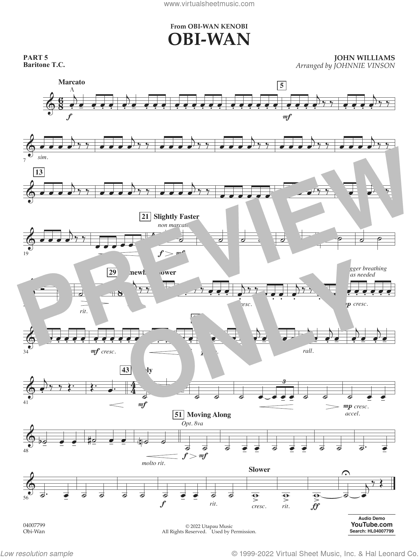 Obi-Wan (arr. Johnnie Vinson)