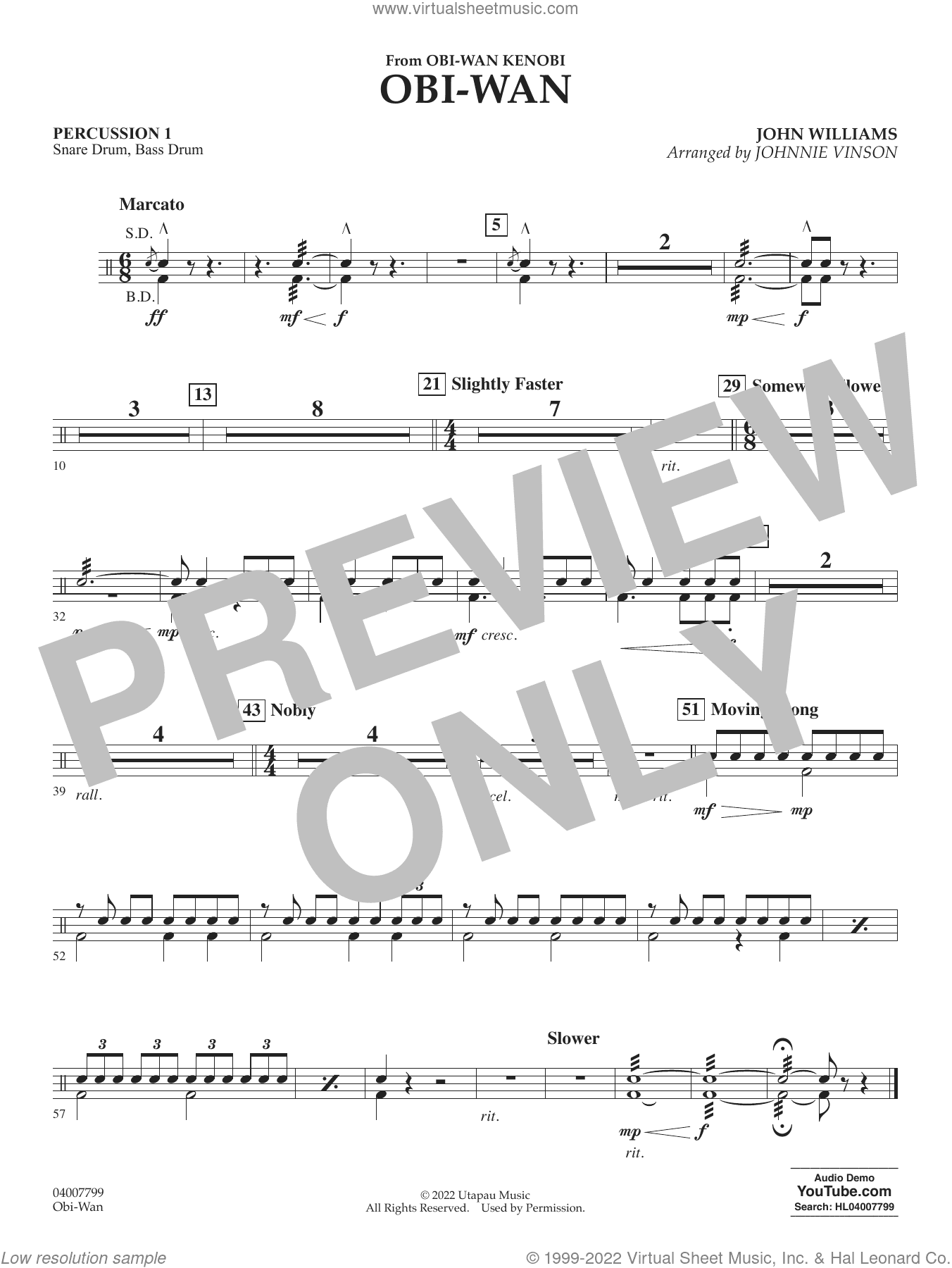 Obi-Wan (arr. Johnnie Vinson)