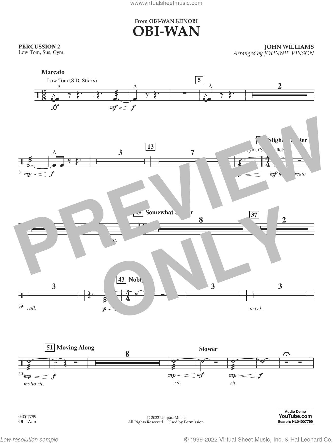 Obi-Wan (arr. Johnnie Vinson)