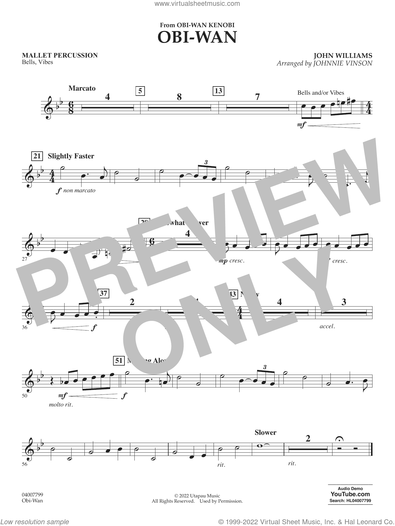 Obi-Wan (arr. Johnnie Vinson)