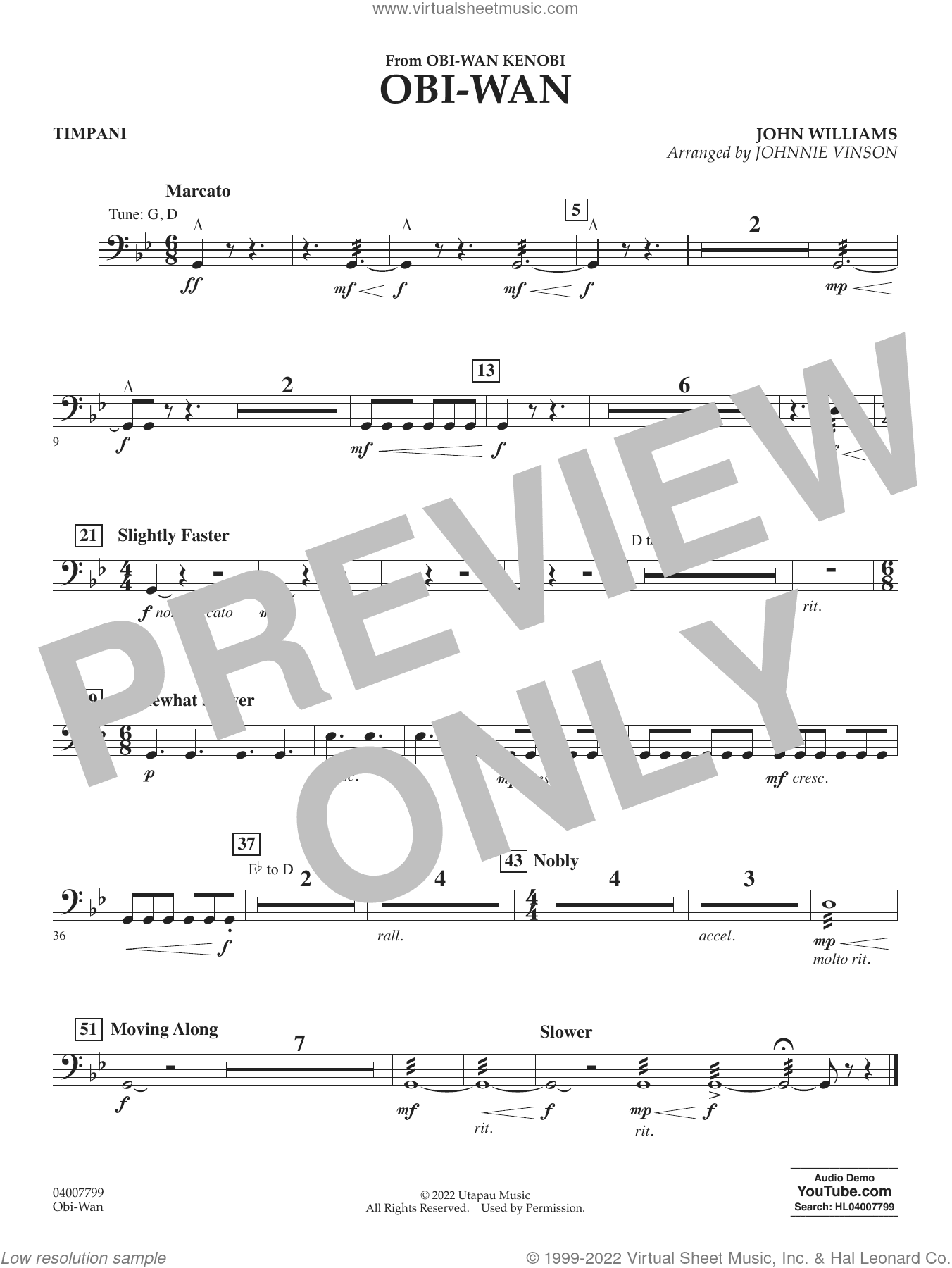 Obi-Wan (arr. Johnnie Vinson)