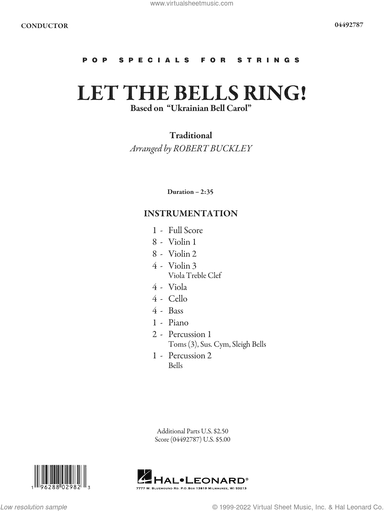 Let The Bells Ring! (arr. Robert Buckley)