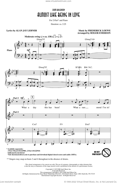 Almost Like Being In Love (from Brigadoon) (arr. Roger Emerson)