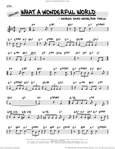 What A Wonderful World (arr. David Hazeltine)