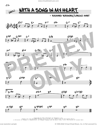 With A Song In My Heart (arr. David Hazeltine)