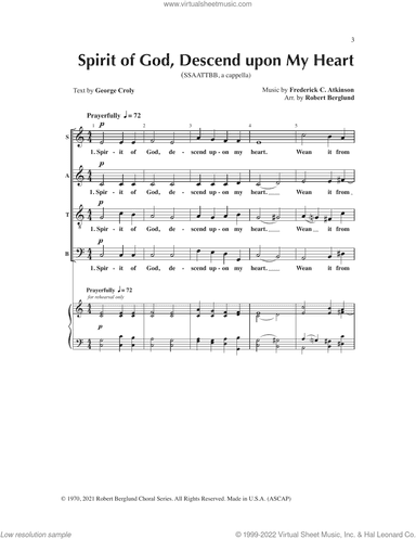 Spirit of God (Descend Upon My Heart)