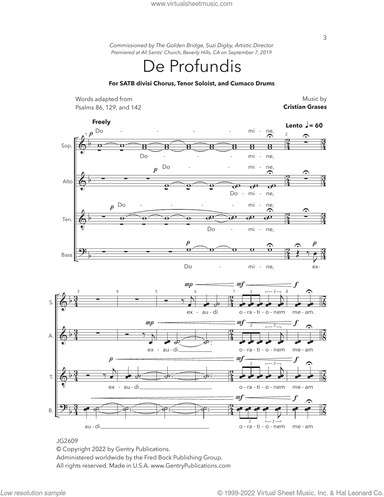 De Profundis